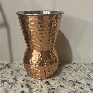Hand hammered NAPASTYLE vase